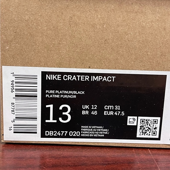 Nike Crater Impact “Grey Scream Green” NEW Size 13 - Picture 8 of 8